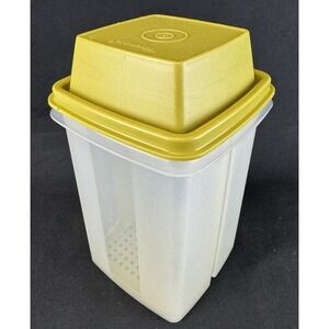 Vintage Green Tupperware Pickle Keeper Container & Drainer #1330-5 Made in USA